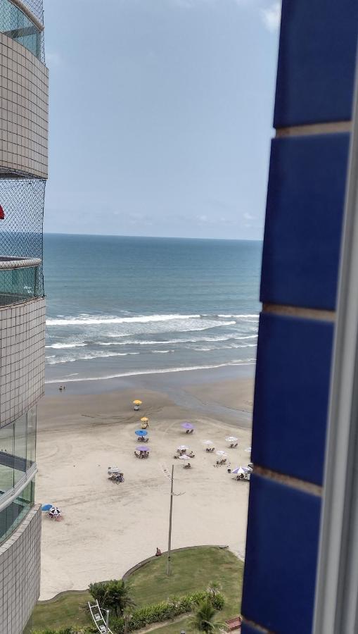 Belo apartamento com vistas para o mar - Pé na areia - Churrasqueira na varanda Praia Grande  Esterno foto
